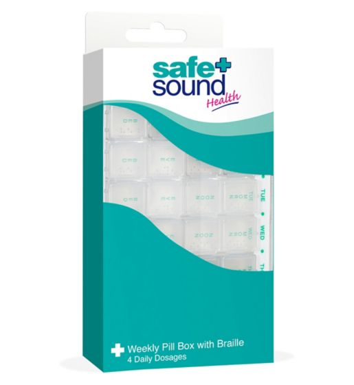 Safe & Sound Table Top Weekly Pill Organiser