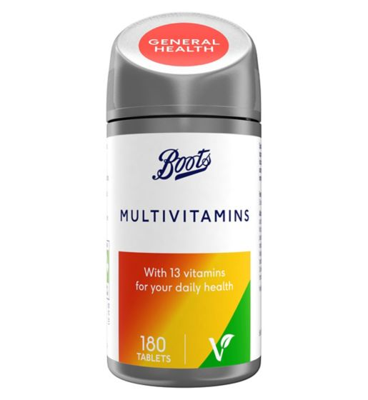 Boots Multivitamins 180 Tablets (6 month supply)