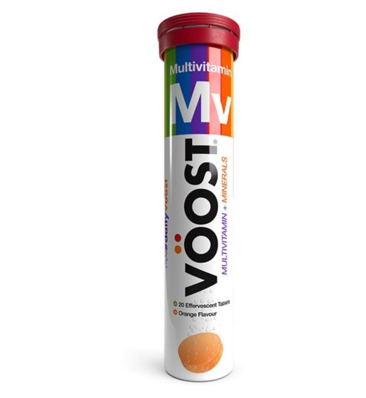 Voost Multivitamin 20 Orange Effervescent Tablets