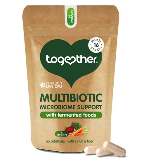 Together Multibiotic Microbiome Support with Fermented Foods - 30 Vegecaps