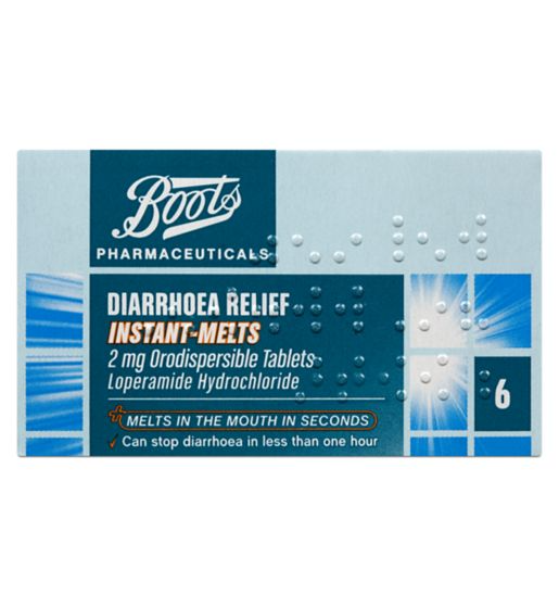 Boots Pharmaceuticals Diarrhoea Relief Instant-Melts - 6 Tablets