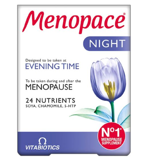 Vitabiotics Menopace Night - 30 Tablets