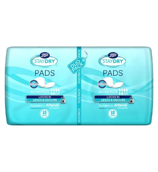 Boots Staydry Extra Pads Duos – 20 Pads