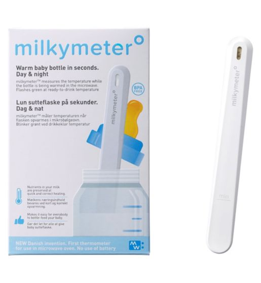 milkymeter - Baby Bottle Thermometer for Gentle Microwave Warming