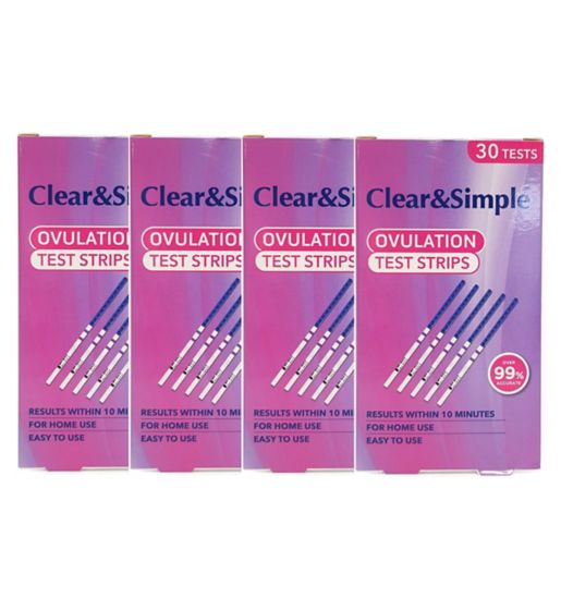 Clear & Simple Ovulation Test Strips Bundle - 120 tests