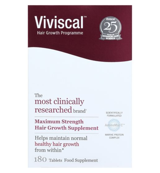 Viviscal Women's Max strength supplements 180's - 3months supply