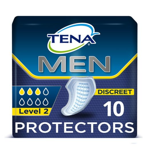 TENA Men Level 2 Incontinence Absorbent Protector - 10 pack