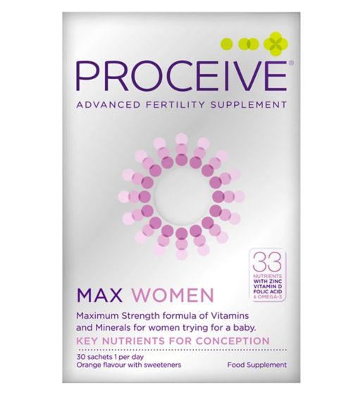 Proceive Advanced Fertility Supplement Max Women - 30 Sachets