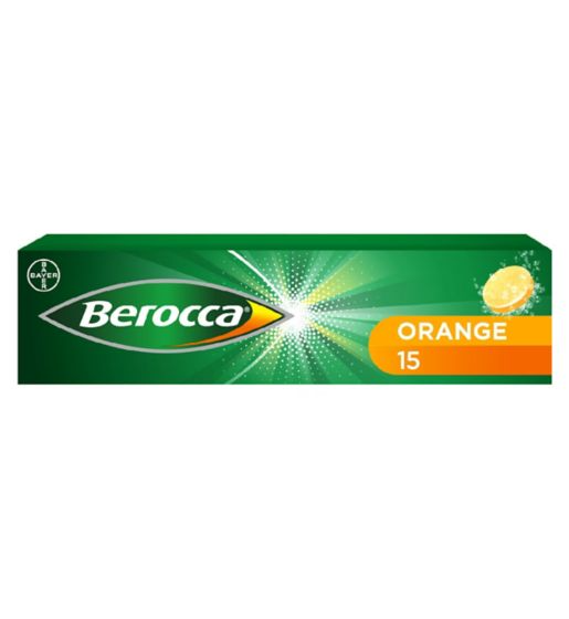 Berocca Orange Energy Vitamin 15 Tablets