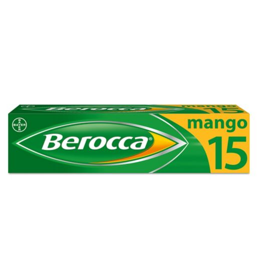 Berocca Mango Energy Vitamin 15 Tablets