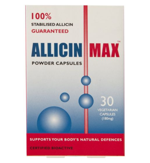 ALLICINMAX powder capsules - 30 vegetarian capsules