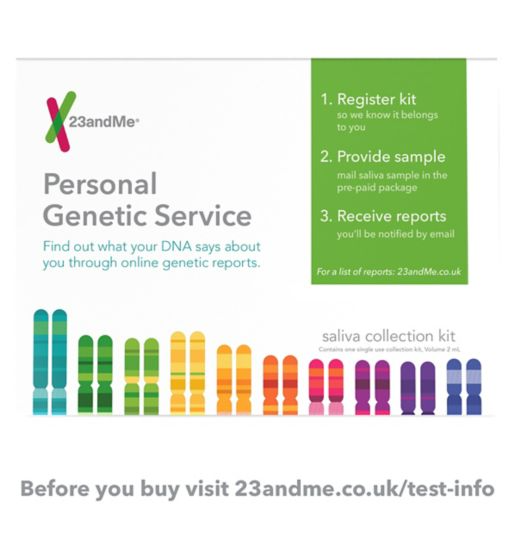23andMe® Health + Ancestry Personal Genetic Service: DNA Kit
