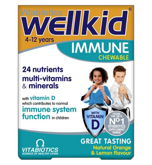 Wellkid Immune Chewable - 30 Tablets