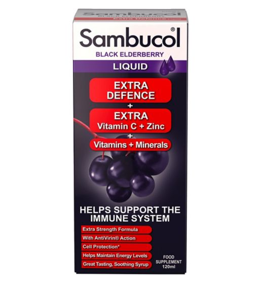 Sambucol Liquid Extra Defence - 120ml