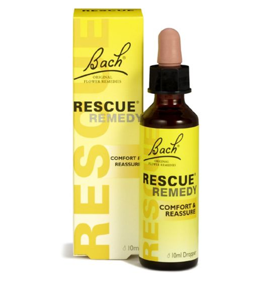 Bach Rescue Remedy Dropper 10ml - Comfort & Reassure Flower Essences