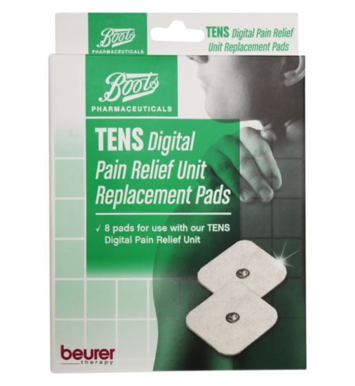 Boots TENS Digital Pain Relief Unit Replacement Pads - 8 Pads