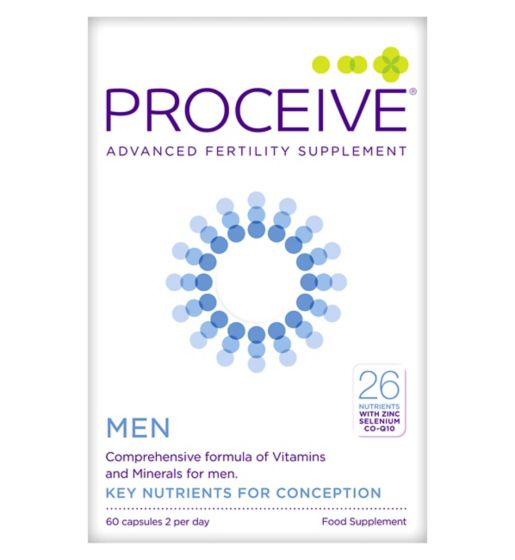 Proceive Advanced Fertility Supplement Men - 60 Capsules