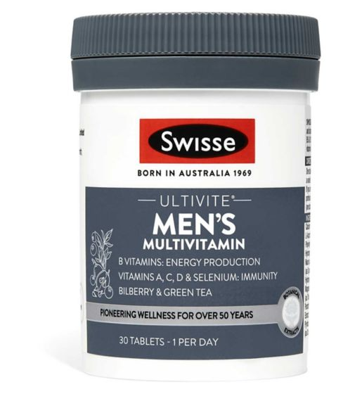 Swisse Ultivite Mens Multvitamini Tablets 30s