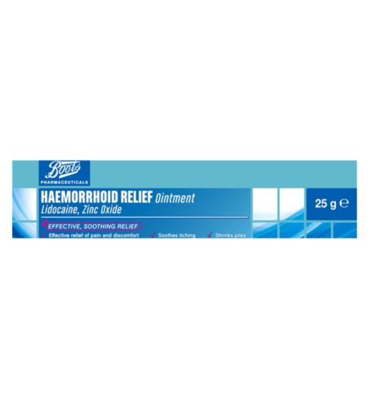Boots Pharmaceuticals Haemorrhoid Relief Ointment - 25g