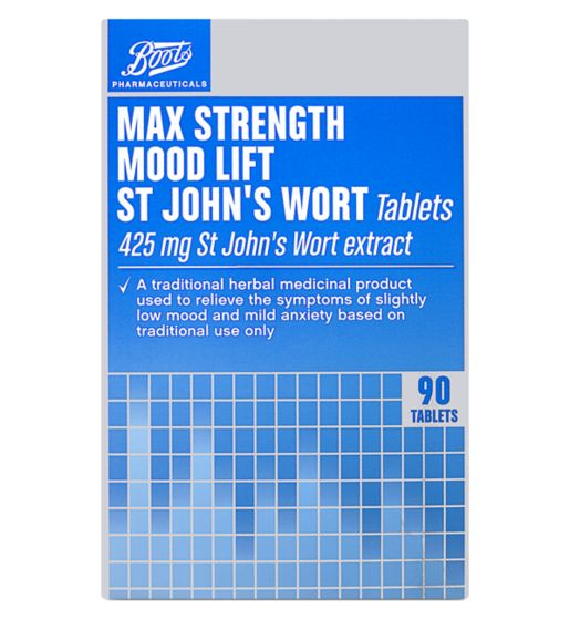 Boots Mood Lift Max Strength St John's Wort Tablets - 90 tablets