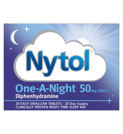 Nytol One-A-Night 50mg Tablets - 20 Tablets