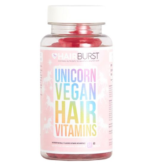 Hairburst Unicorn Vegan Hair Vitamins - 60 Pastilles