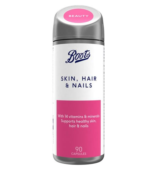 Boots Skin, Hair & Nails 90 Capsules (3 month supply)