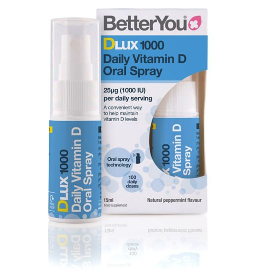 BetterYou Dlux 1000 Daily Vitamin D Oral Spray - 15ml
