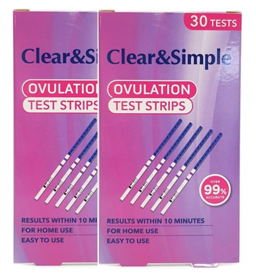 Clear & Simple Ovulation Test Strips Bundle - 60 tests