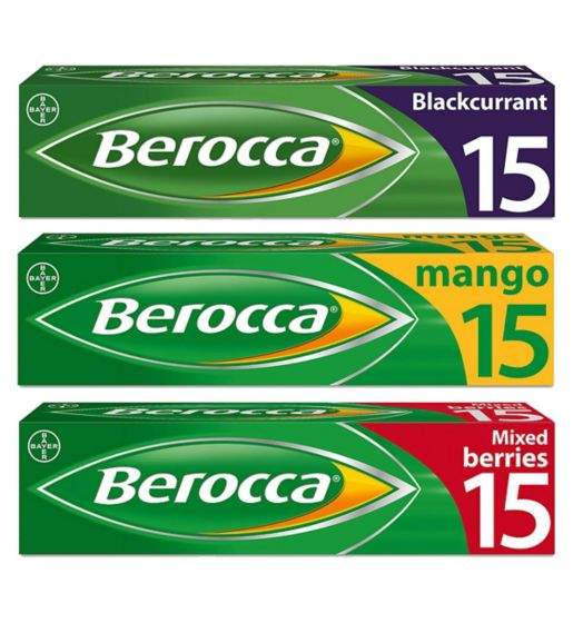 Berocca Mixed Flavours Bundle: 3 x 15 Tablets