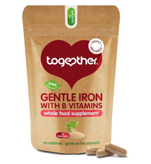 Together Gentle Iron Complex with B Vitamins 30 vegecaps