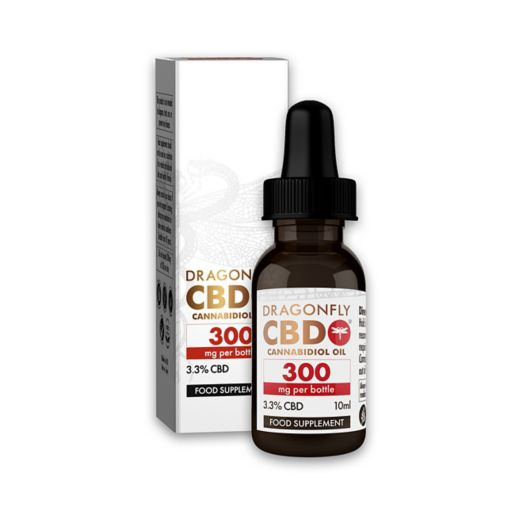 Dragonfly CBD Cannabidiol Oil 300mg 3.3% - 10ml