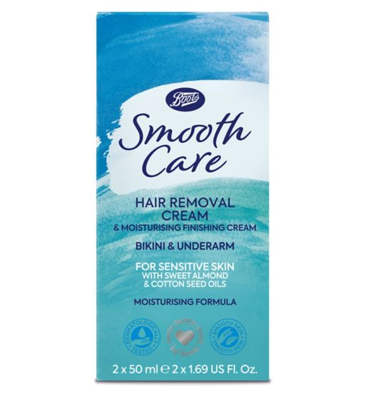Boots Smooth Care Hair Removal Cream for Bikini & Underarm 50ml