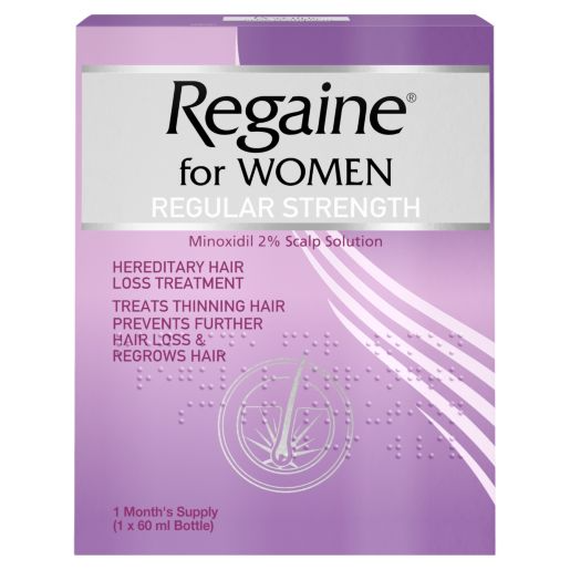 Regaine For Women Regular Strength Minoxidil 2% Scalp Solution -1 Month Supply