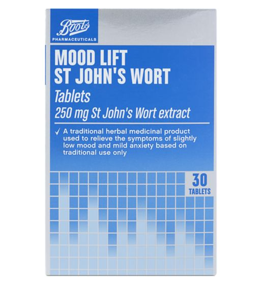 Boots Pharmaceuticals St John's Wort tablets - 30 x 250 mg