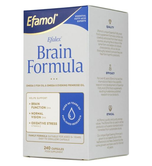 Efamol Efalex Brain Formula 240 capsules
