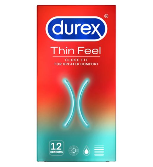 Durex Thin Feel Close Fit Condoms - 12 Pack
