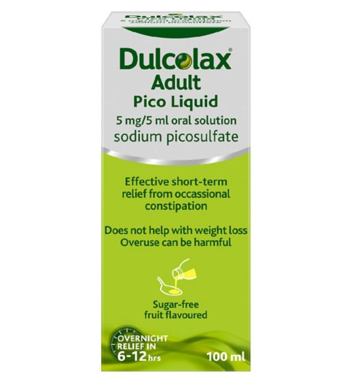 Dulcolax Adult Pico Liquid 5 mg/ 5 ml oral solution 100ml