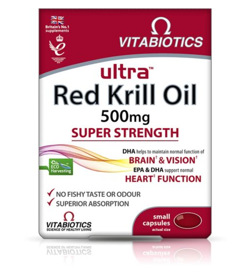 Vitabiotics Ultra Krill Oil - 30 Capsules