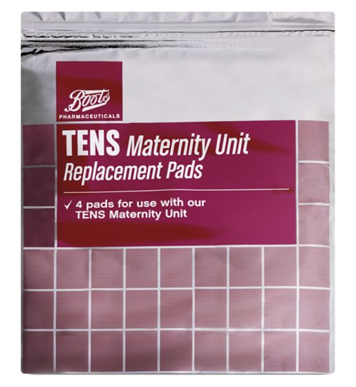 Boots TENS Maternity Unit Replacement Pads - 4 Pads