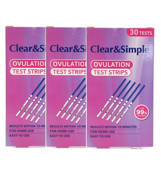 Clear & Simple Ovulation Test Strips Bundle - 90 tests
