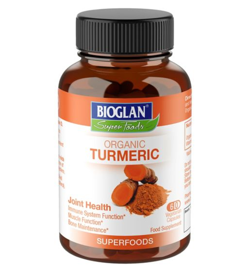 Bioglan Superfood Organic Turmeric 60 Capsules