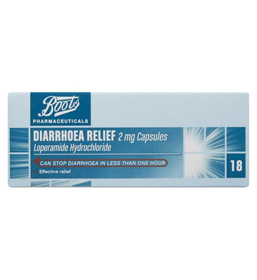 Boots Pharmaceuticals Diarrhoea Relief 2mg Capsules - 18 Capsules