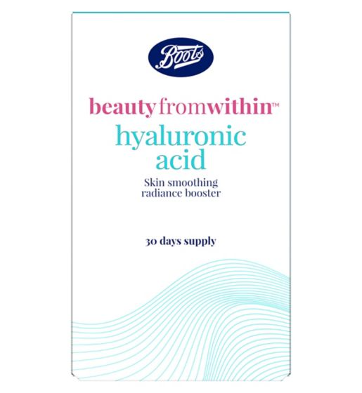 Boots Beauty From Within Hyaluronic Acid 30 Capsules