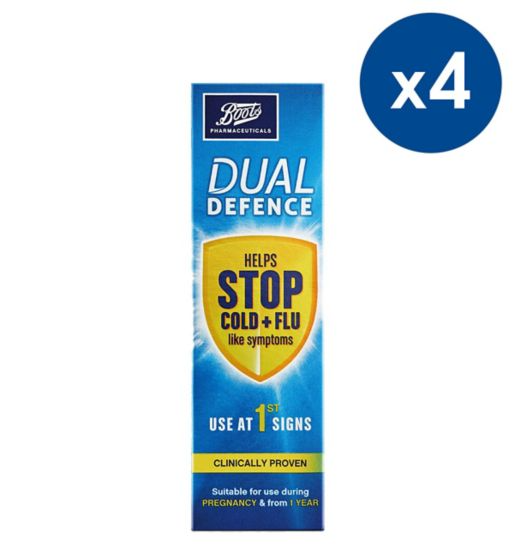 Boots Dual Defence Nasal Spray Bundle 4X 20ml