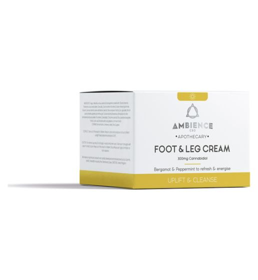 Ambience CBD Apothecary Foot & Leg Cream 300mg Cannabidiol - 200ml