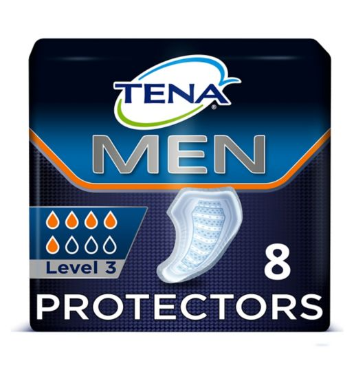TENA Men Level 3 Incontinence Absorbent Protector - 8 pack