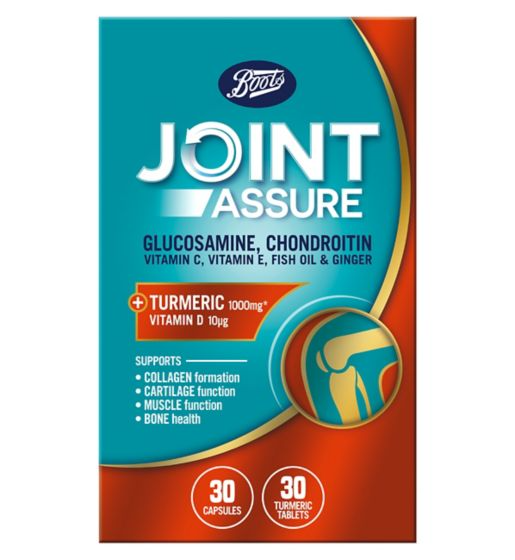 Boots Joint Assure Plus Turmeric - 30 Capsules + 30 Turmeric Tablets