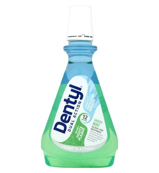 Dentyl Dual Action Smooth Mint Mouthwash 500ml