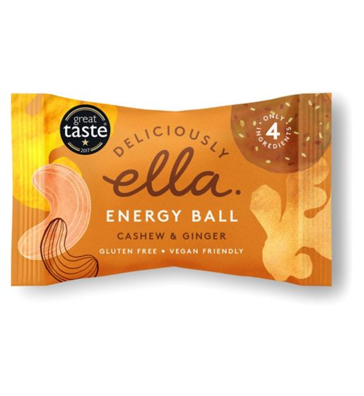 Deliciously Ella Cashew & Ginger Energy Ball - 40g